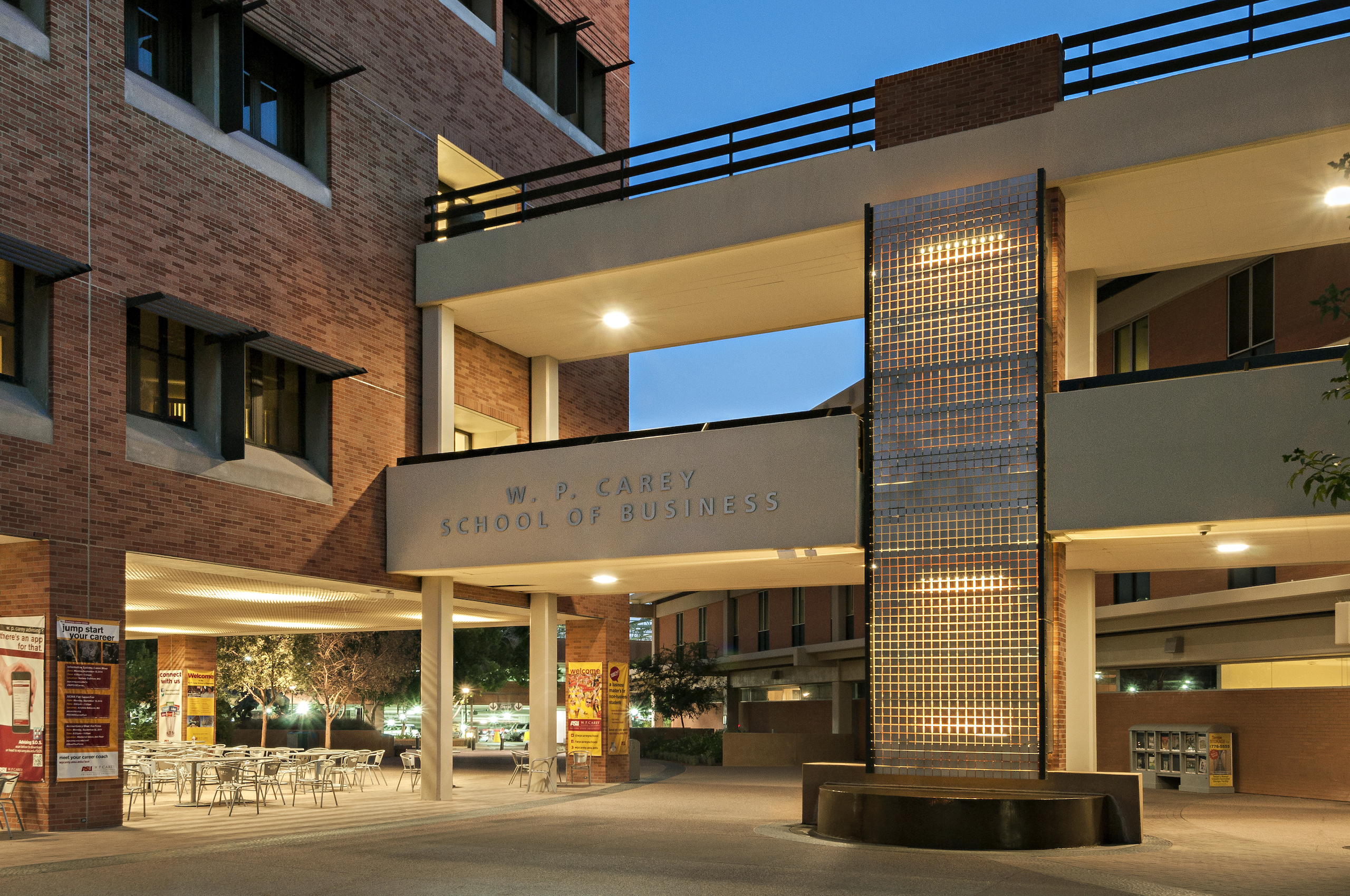 Tempe campus dean's patio