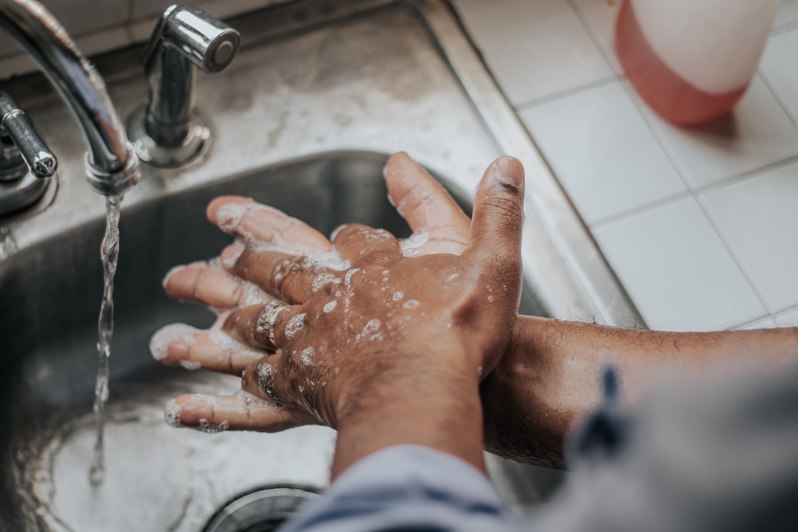 Washing hands