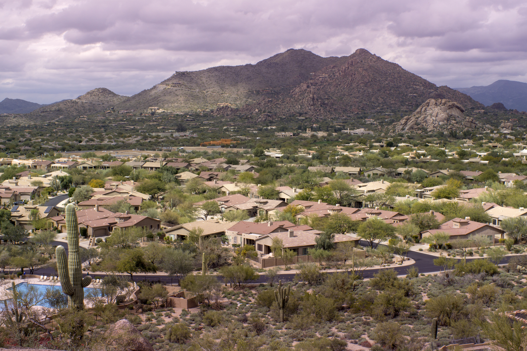 Houses in a Phoenix community