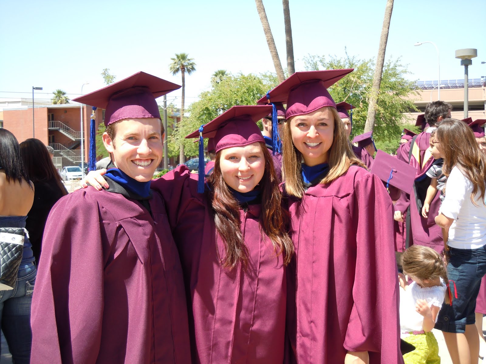 Julianna Jankowski and fellow classmates at her MRED graduation