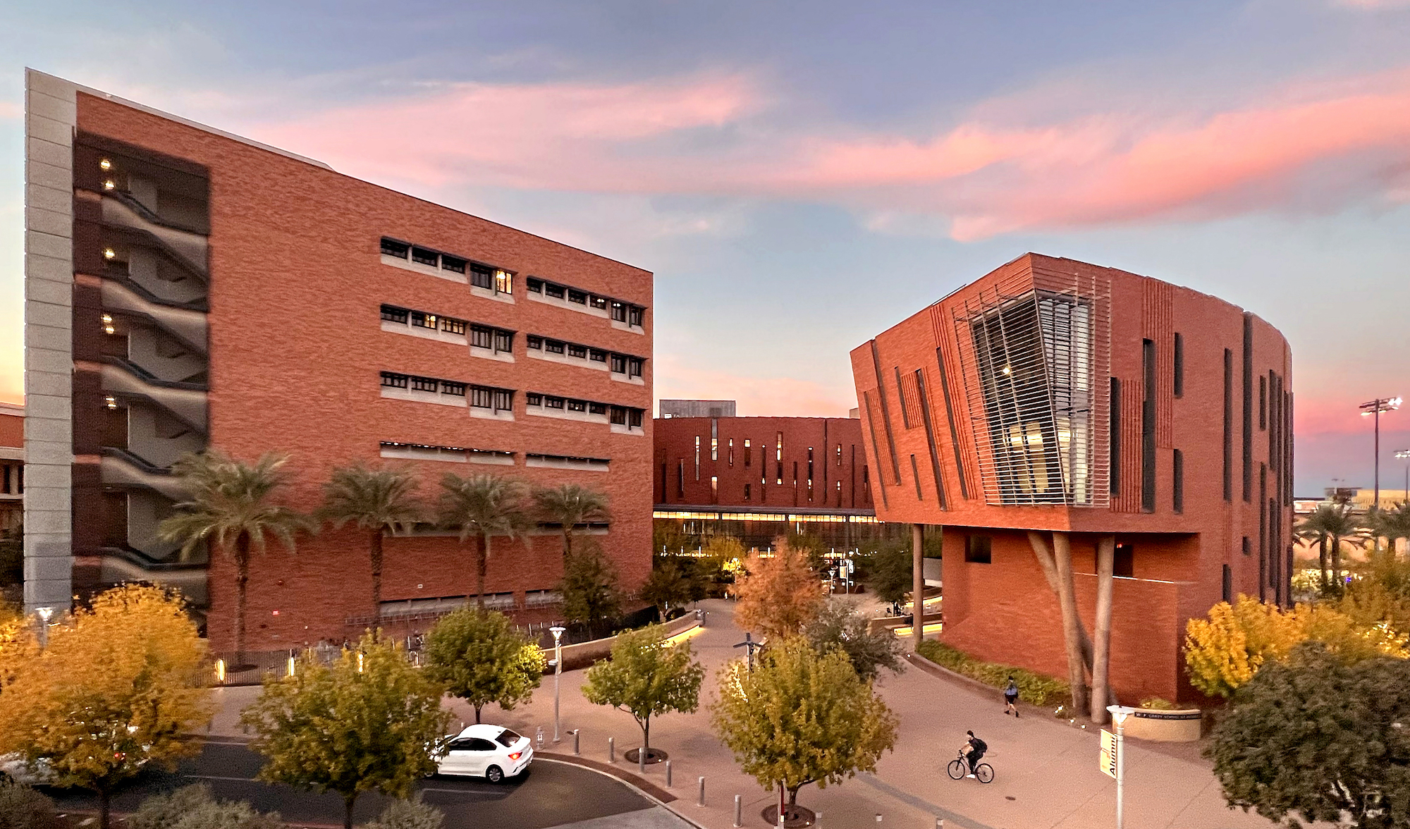 W. P. Carey School of Business buildings on the ASU Tempe campus