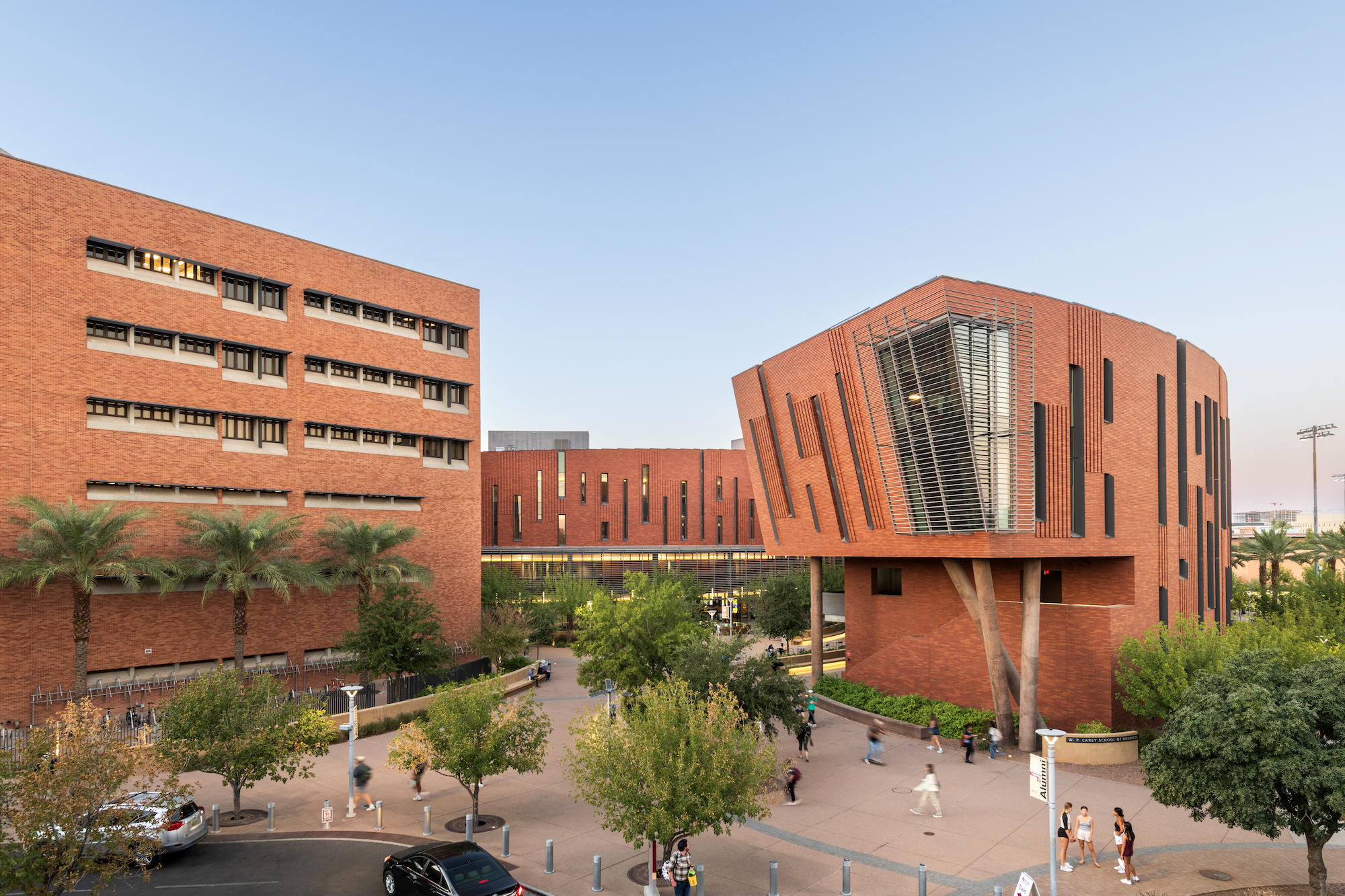 McCord Hall and the BAC building on the Tempe campus