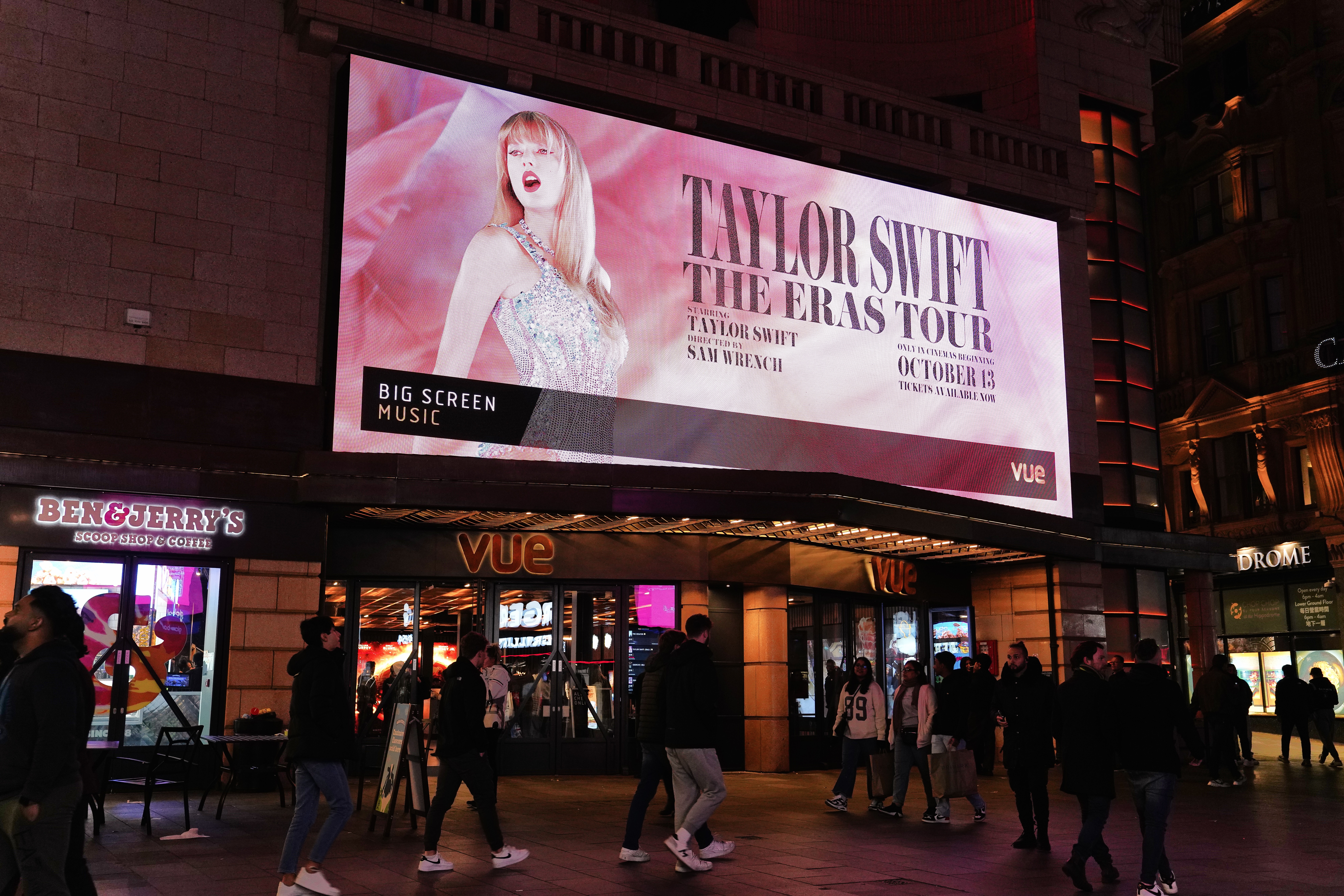 Taylor Swift Eras Tour ad