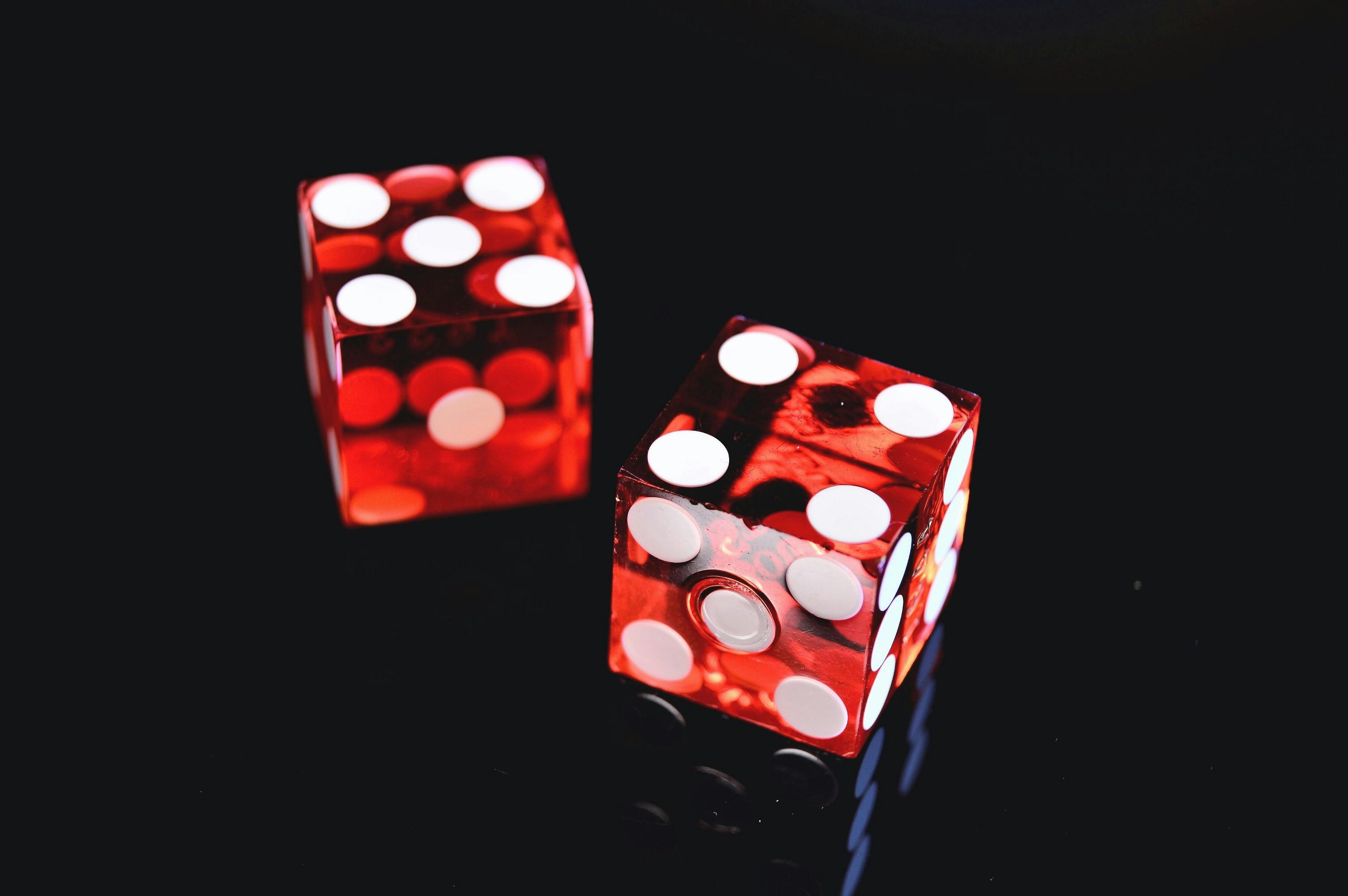 A pair of dice.