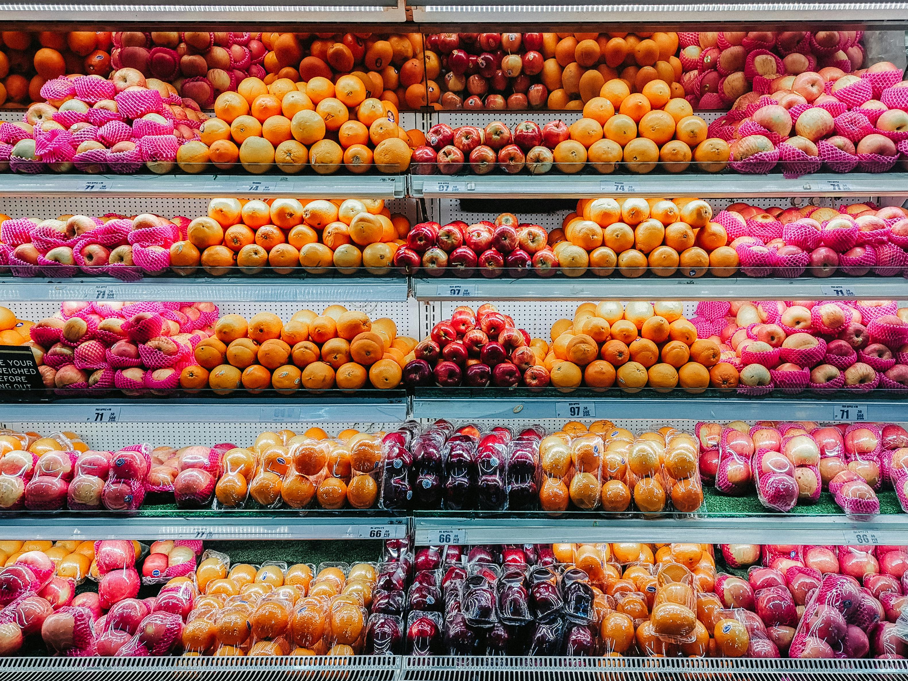 Fruit at a supermarket.