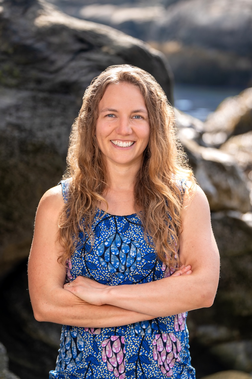 MBA alumna Heather Shipp on a beach