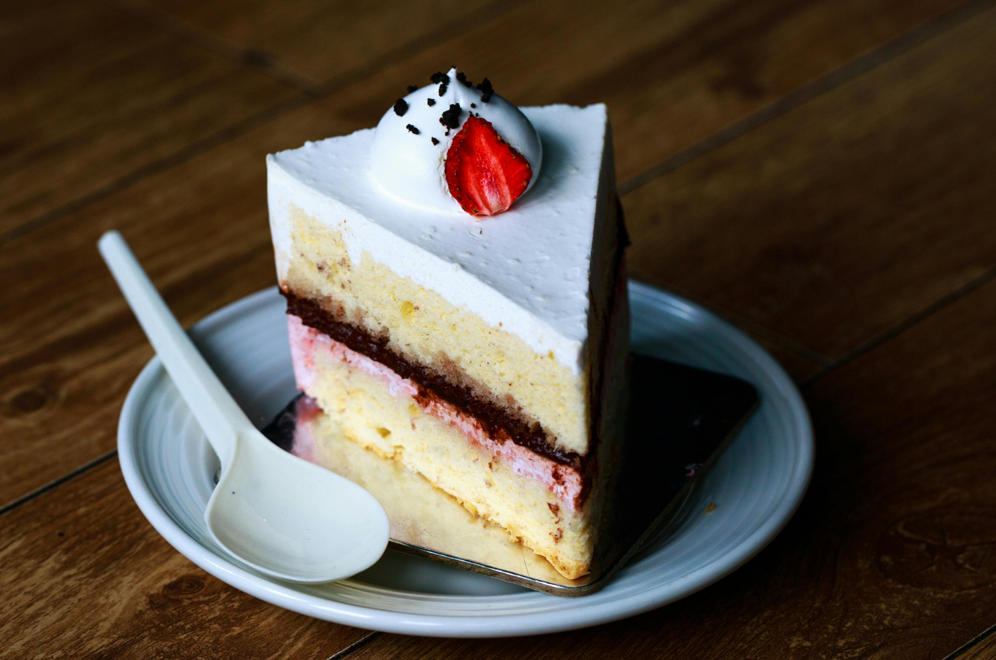 A slice of cake.