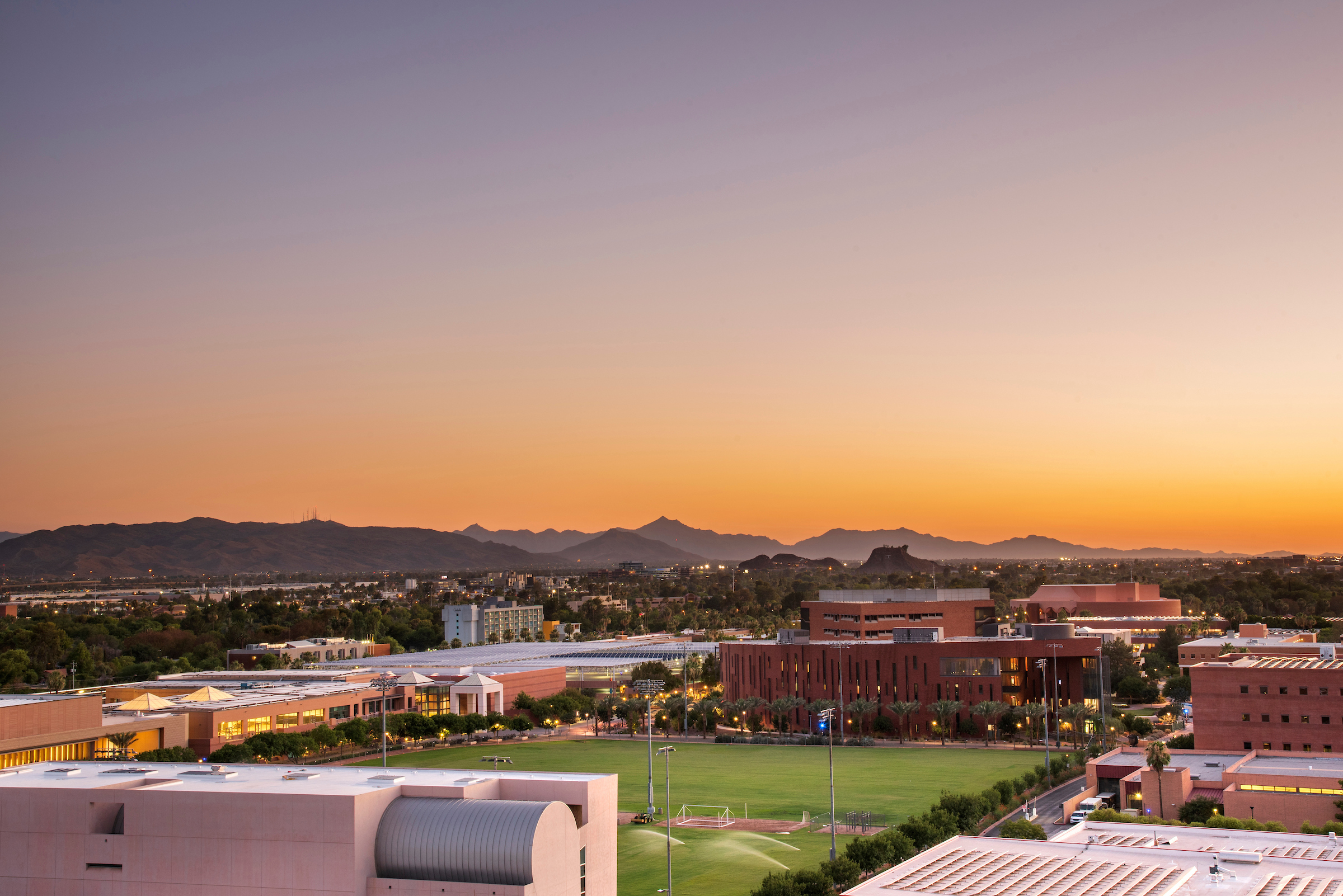 Tempe campus skyline.