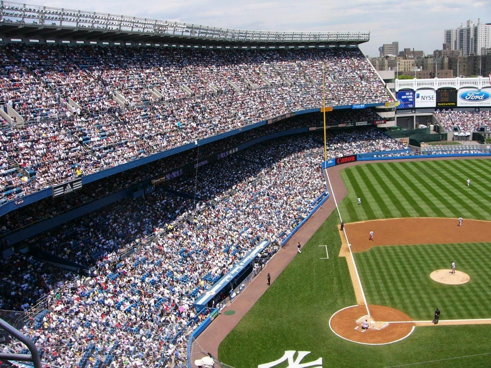 A baseball stadium.