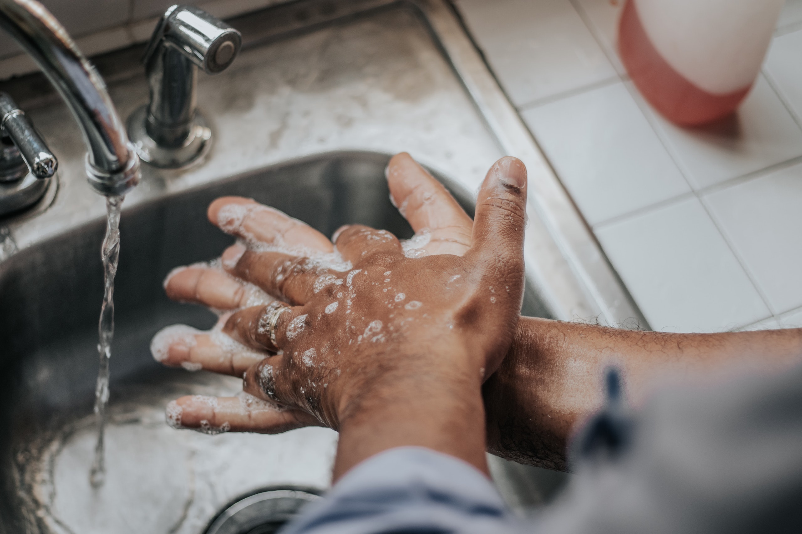 Washing hands