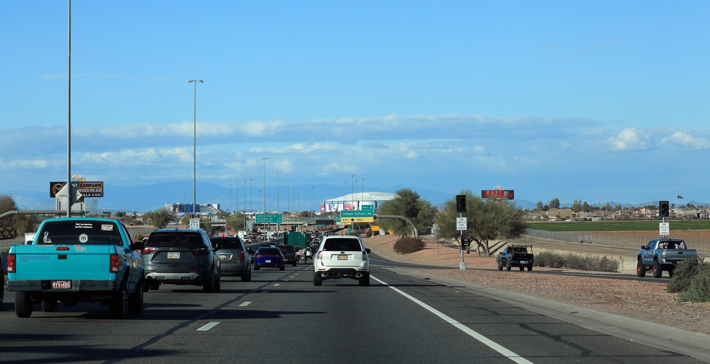 Traffic at Super Bowl