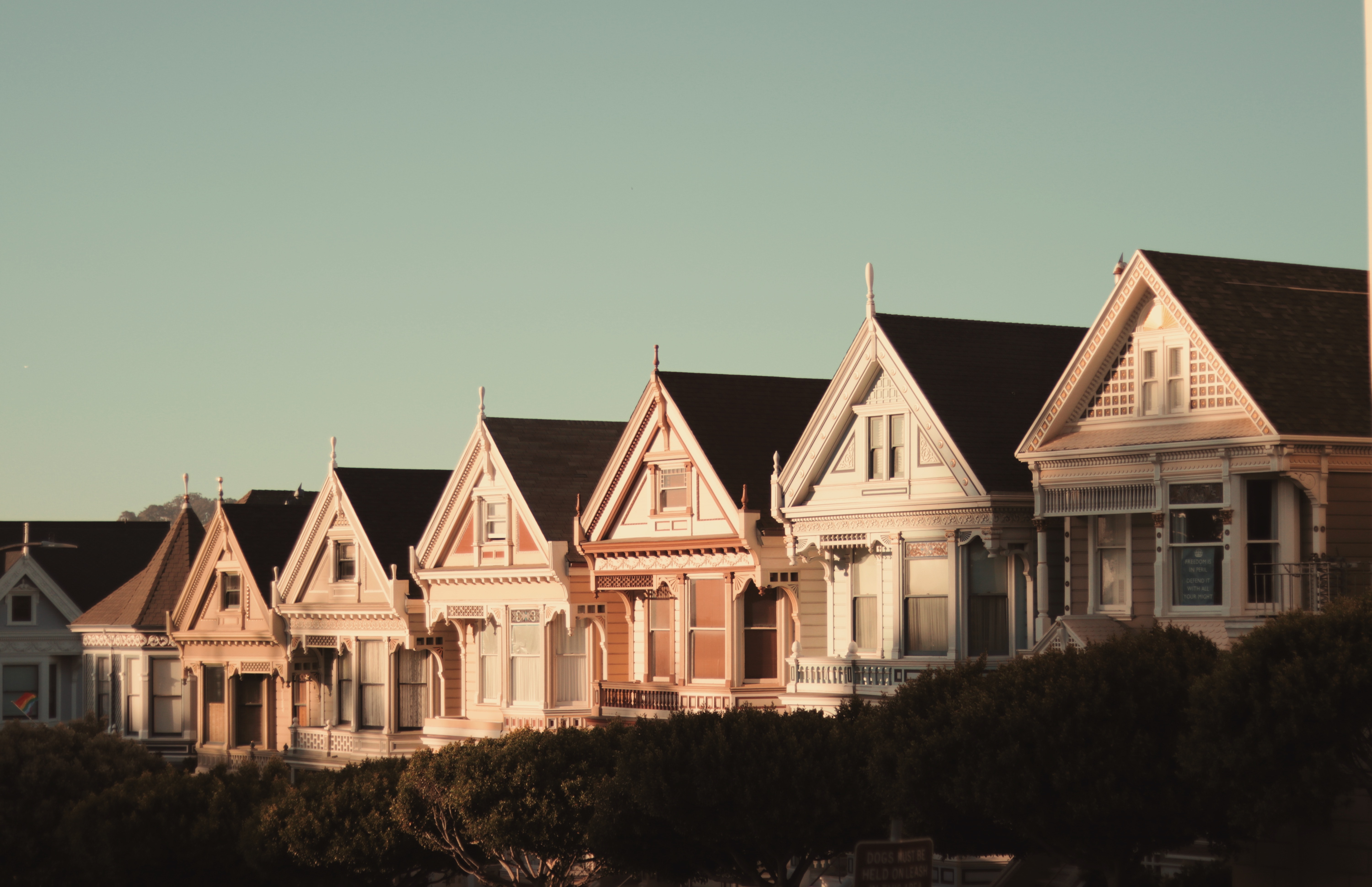 Multiple houses.