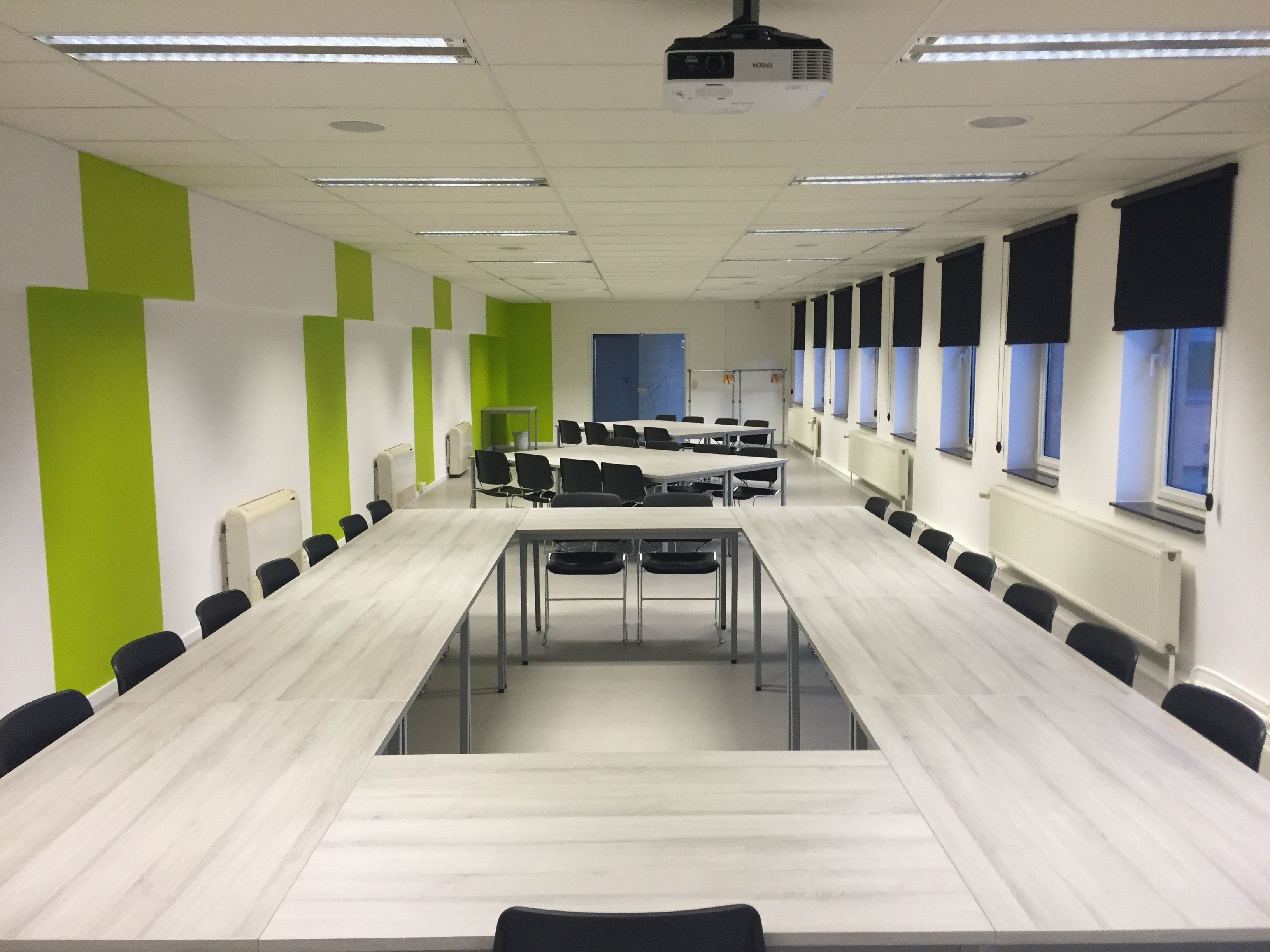 Empty conference room.