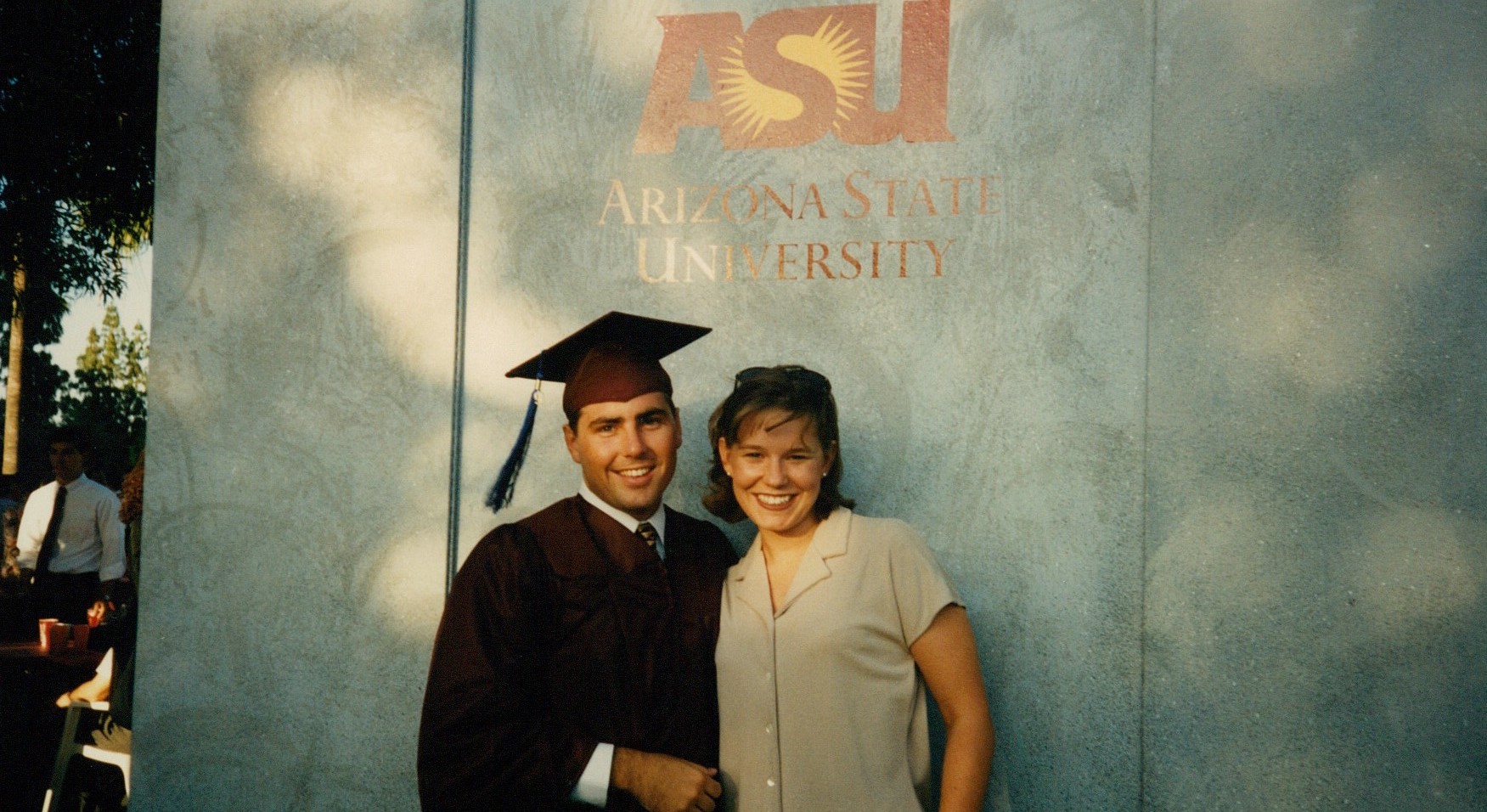 Danny and Briana at Danny's graduation.
