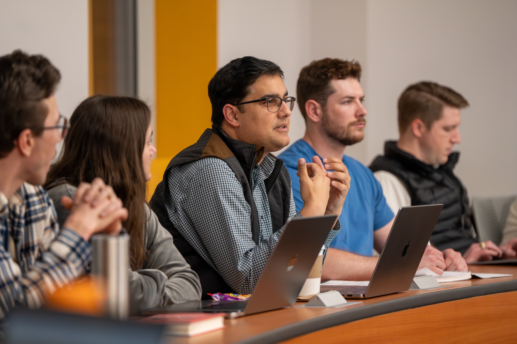 Evening MBA students in class