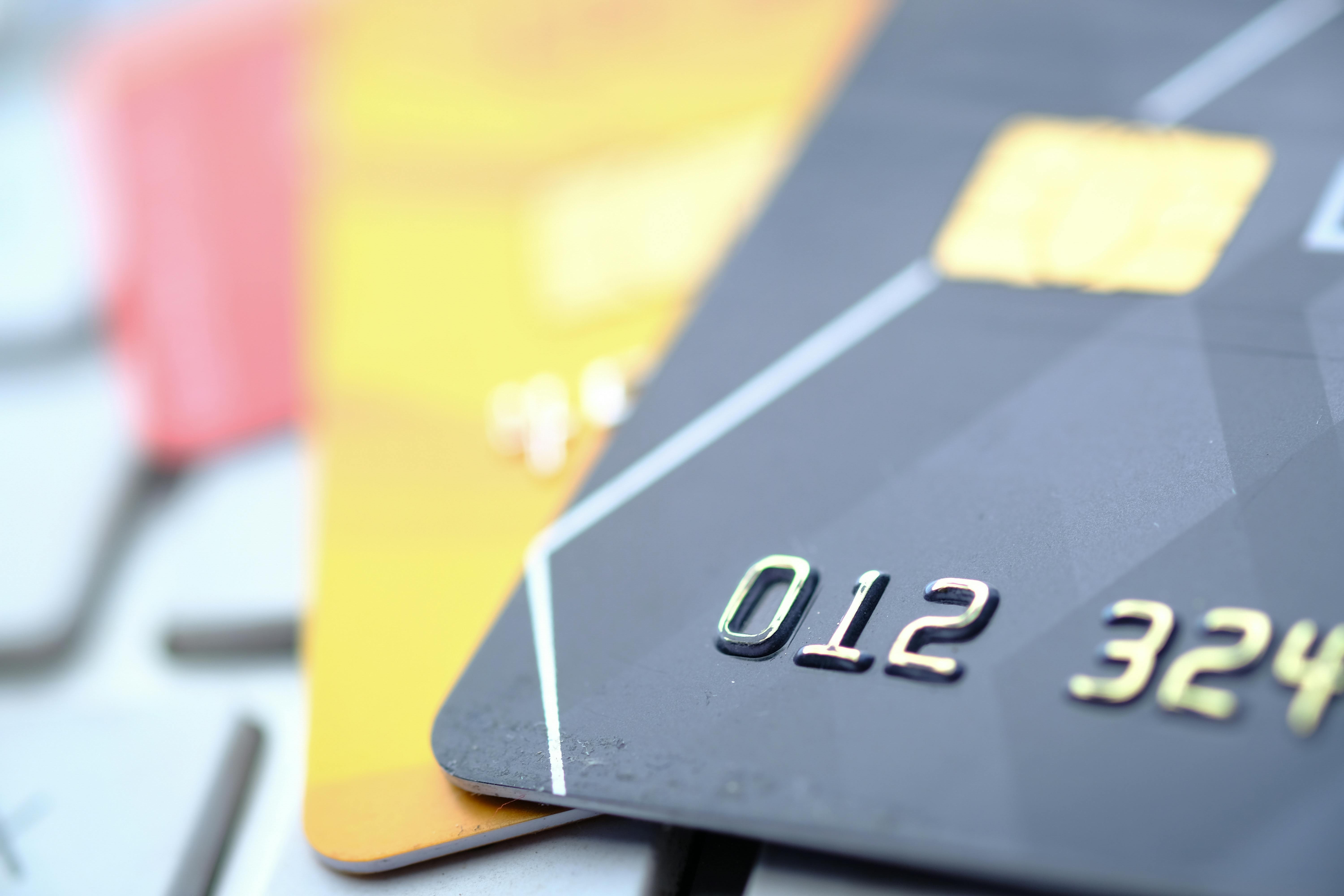 Several credit cards.