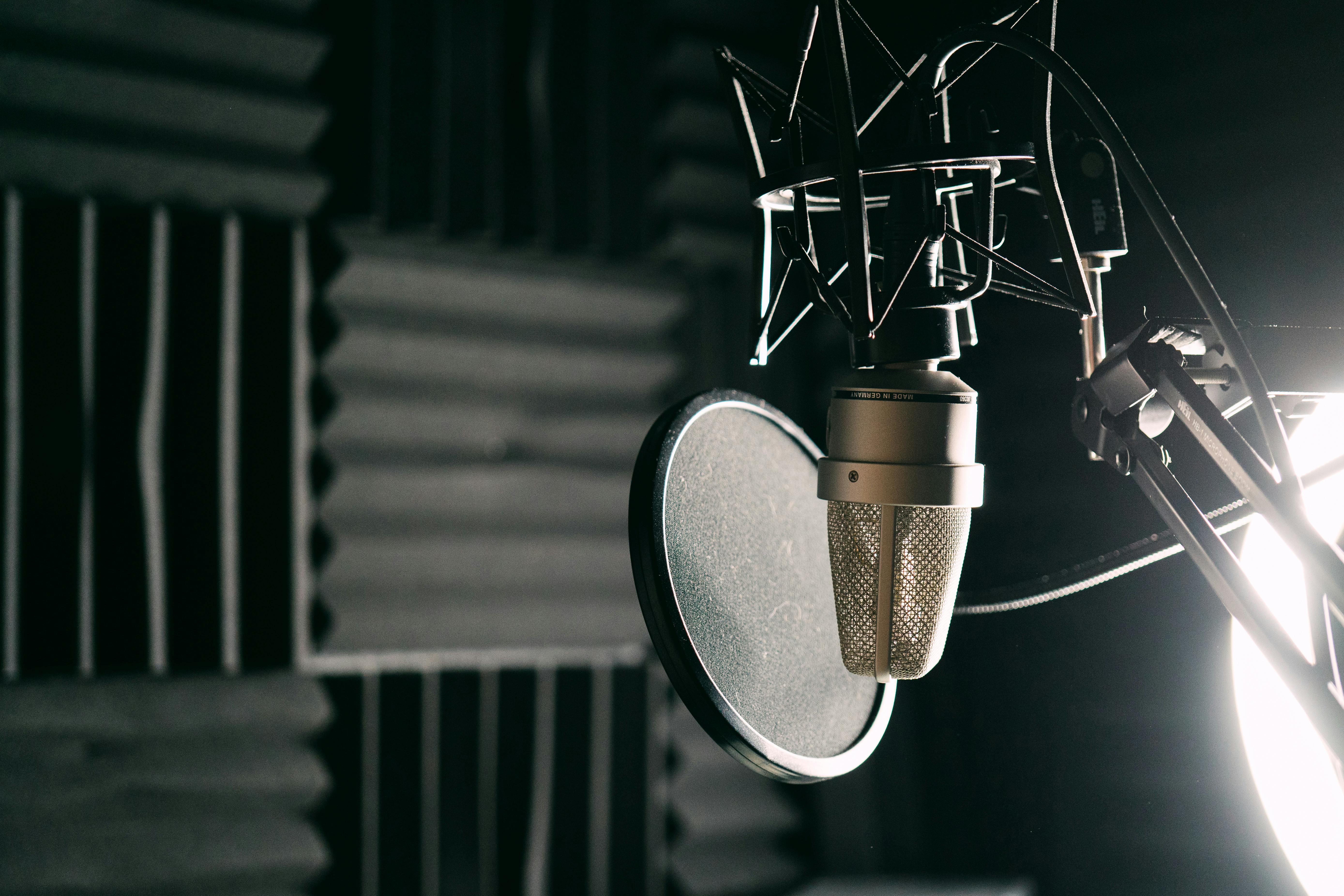 A radio booth.